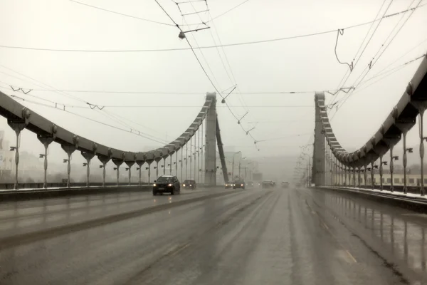 Московская дорога — стоковое фото