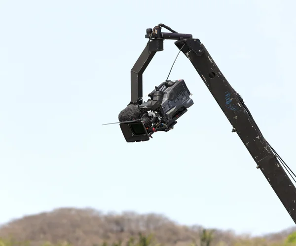 Lente de câmera de vídeo - show de gravação na TV — Fotografia de Stock