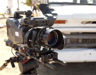 video kamera lens - kayıt show TV