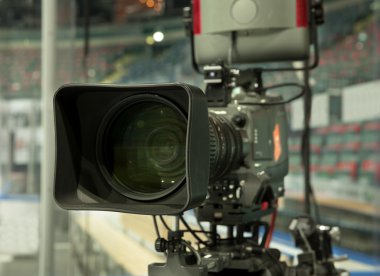 TV kamerası, hokey tv yayını