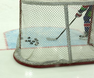Hockey goals clipart