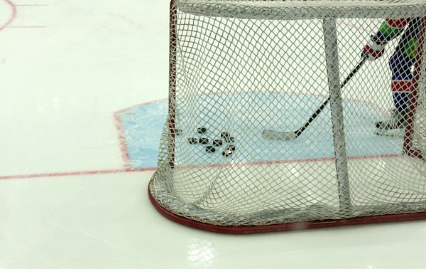 Hockey goals — Stock Photo, Image