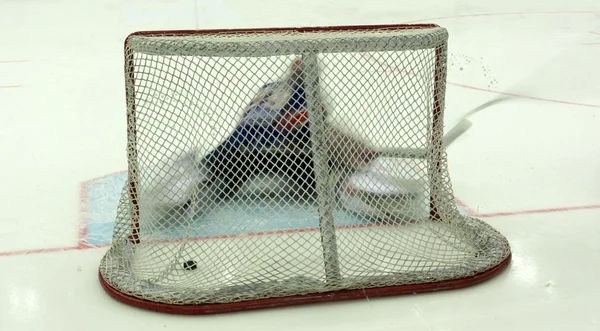 Hockey goals — Stock Photo, Image