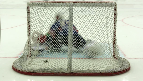 Hockey goals — Stock Photo, Image