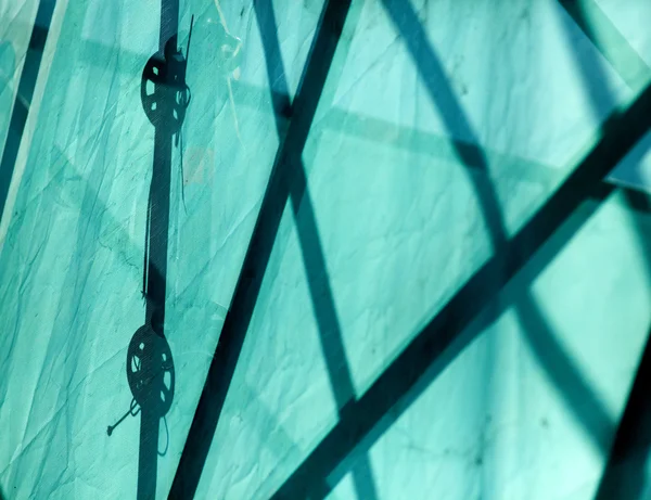 Scaffolding as Safety Equipment on a Construction Site — Stock Photo, Image