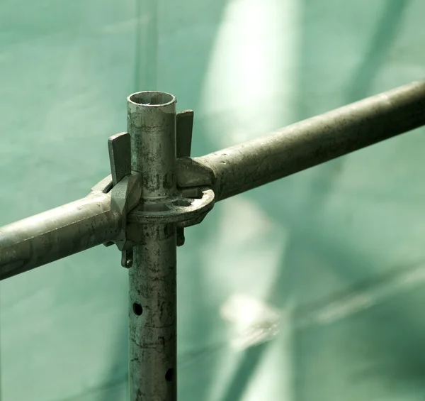 Scaffolding as Safety Equipment on a Construction Site — Stock Photo, Image