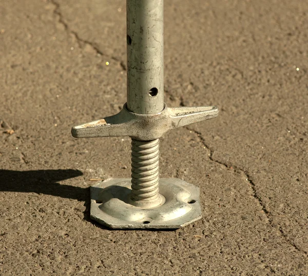 Scaffolding as Safety Equipment on a Construction Site — Stock Photo, Image