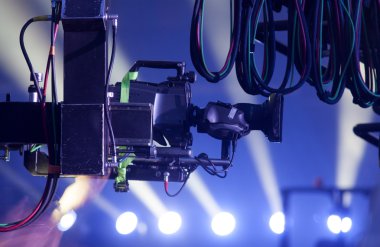 TV stüdyo profesyonel dijital video kamera