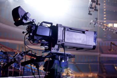 TV stüdyo profesyonel dijital video kamera