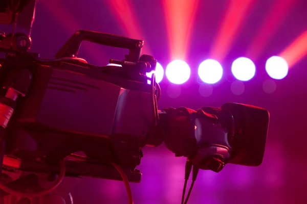 TV Estúdio profissional câmera de vídeo digital — Fotografia de Stock