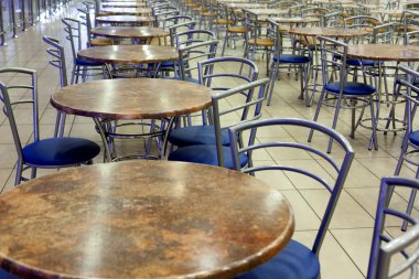 boş kafeterya iç shot.