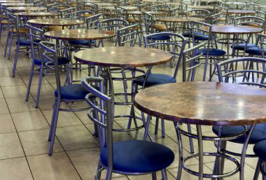 boş kafeterya iç shot.