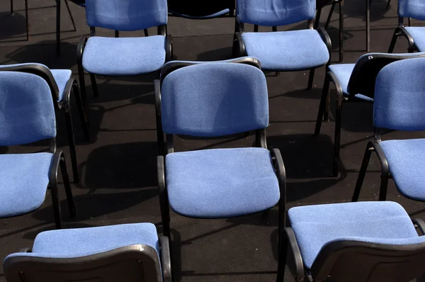 Stoelen voor orkest — Stockfoto