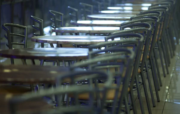 An empty cafeteria interior shot. — Stock Photo, Image