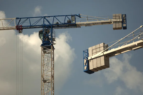 Grue et construction de bâtiments — Photo