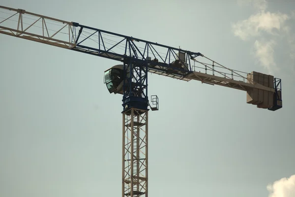 Kran und Hochbau — Stockfoto