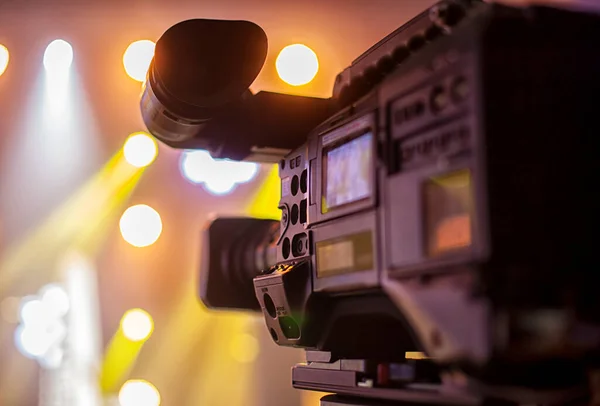Television Camera Concert Hall Concert — Stock Photo, Image