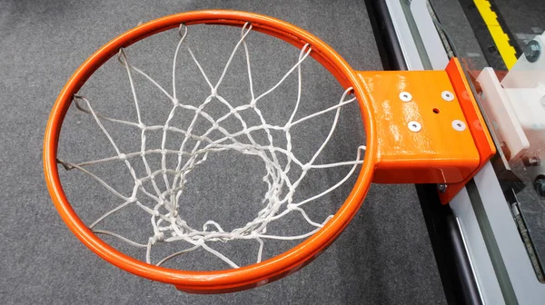 Close Basketball Hoop Sports Hall Sport Object — Stock Photo, Image
