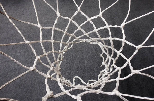 Close Του Μπάσκετ Στεφάνι Μια Αθλητική Αίθουσα Αντικείμενο Αθλητισμού — Φωτογραφία Αρχείου