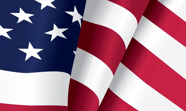 Bandiera americana Illustrazione Stock