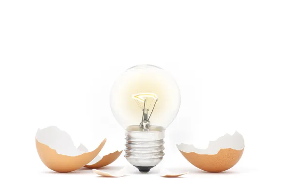 Innovazione - Idee Lampadina Hatching — Foto Stock