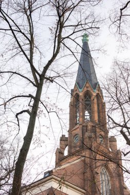 St. Bartholomew protestan bucak , Friedrichshain kilisesi, Berlin, Almanya