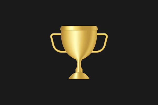 Trophy Cup Vector Design Champion Cup Winner Trophy Award — 图库矢量图片