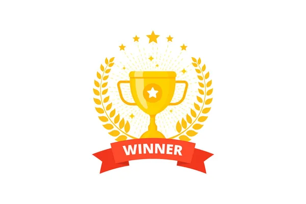 Best Champions Cup Trophy Vector Design Champion Cup Winner Trophy —  Vetores de Stock