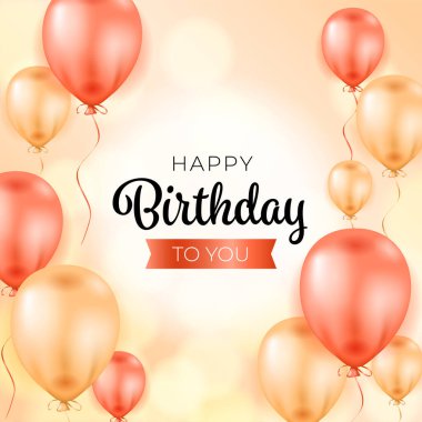 Gerçekçi balonlarla mutlu yıllar..