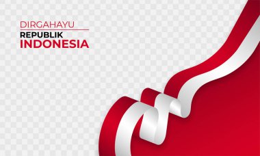 Mutlu Endonezya Bağımsızlık Günü Arkaplan Tasarımı.
