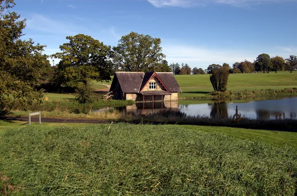 Boat house on a Golf Course in County Kildare Ireland — Stock Photo, Image