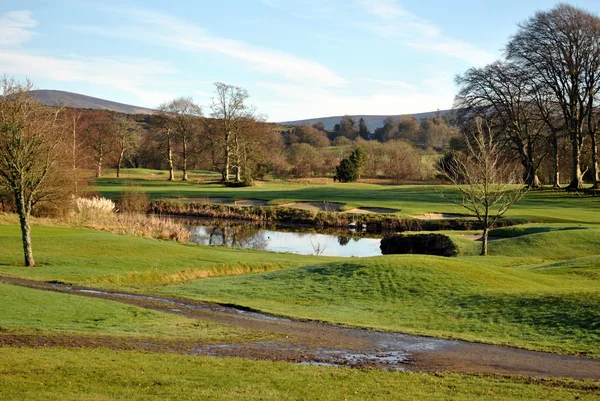 Vista sobre un campo de golf —  Fotos de Stock