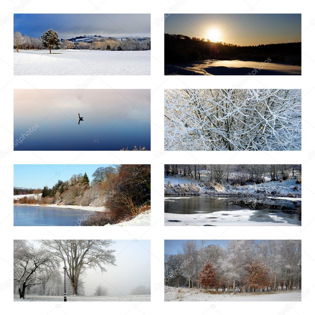 winter collage