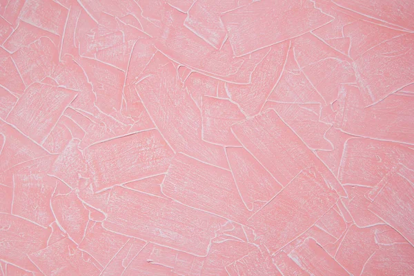 Рожева штукатурка, великі штрихи. Вінтажний стиль вінтажний фон стіни Ліцензійні Стокові Зображення