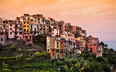 Corniglia, cinque terre, İtalya.