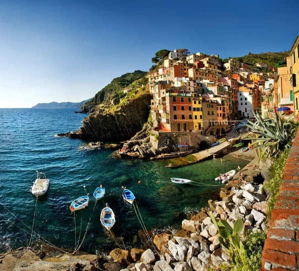 Riomaggiore, cinque terre, faby — стоковое фото