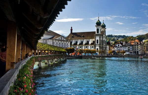 Luzern, Švýcarsko. — Stock fotografie