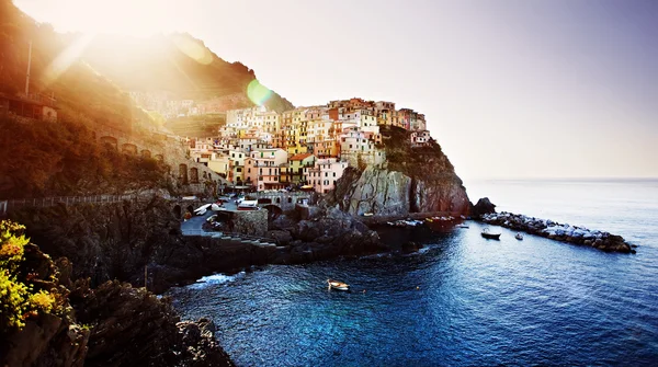 Manarola, cinque terre Włochy — Zdjęcie stockowe