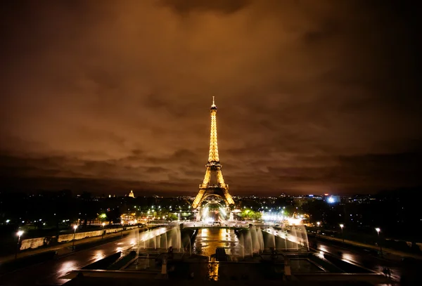 Paris à noite Fotografias De Stock Royalty-Free