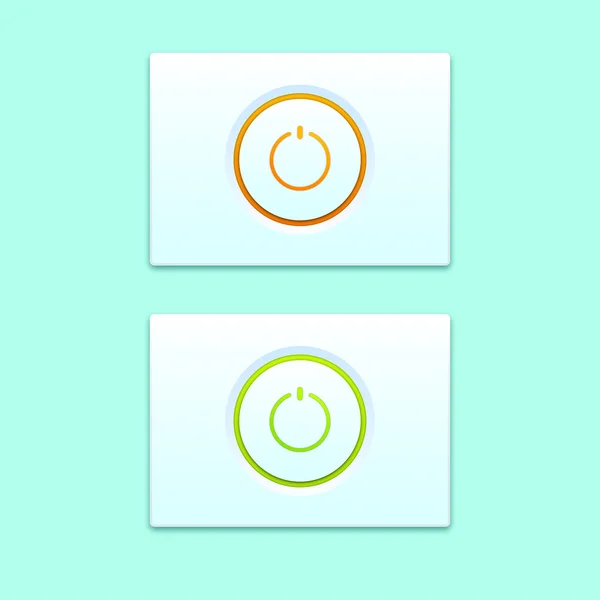 Power button — Stock Vector