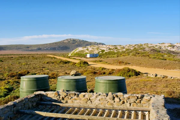 View at road among hills — Stock Photo, Image