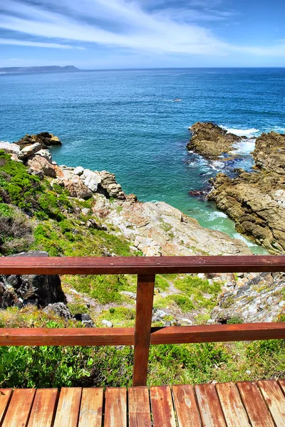 Blick von der Brücke auf die Bucht — Stockfoto