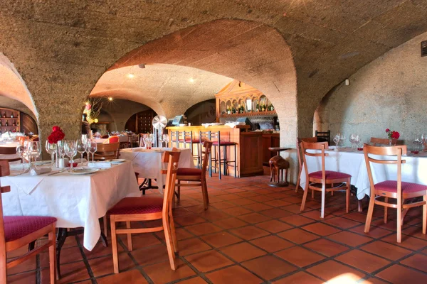 Ristorante interno azienda vinicola — Foto Stock