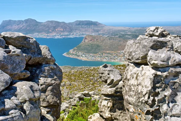 Vista en Ciudad del Cabo desde la cima de Table Mountain —  Fotos de Stock