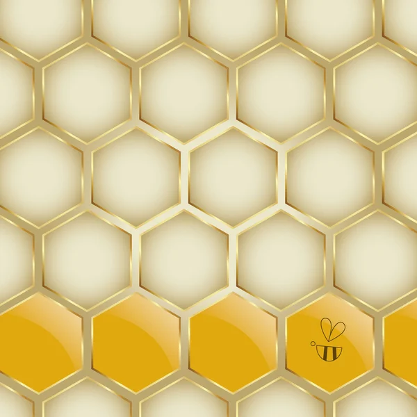 Honing achtergrond collectie — Stockvector