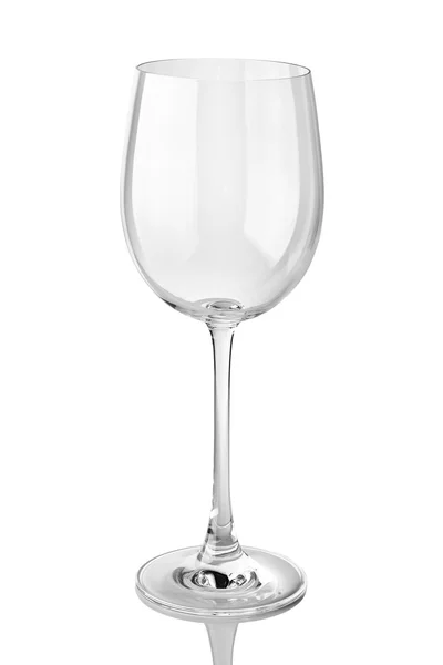 Empty wine glass isolated — Stock Photo, Image