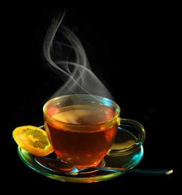 Bir fincan çay.