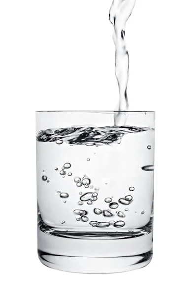 Glas wodka geïsoleerd op wit — Stockfoto