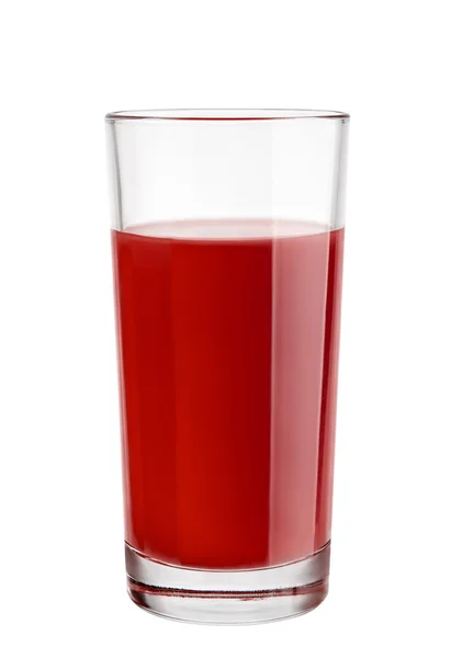 Jus de cerise aigre dans un verre — Photo