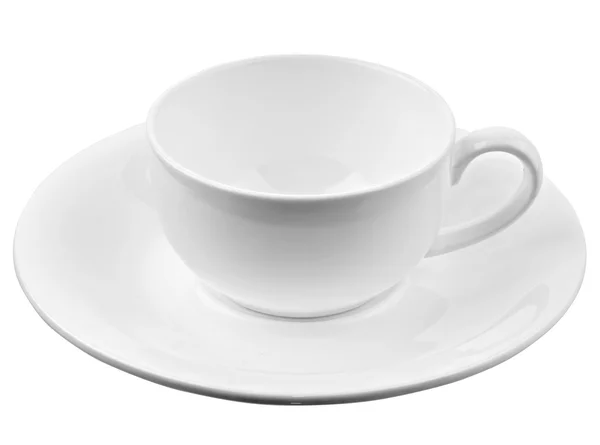 Leere Kaffeetasse isoliert — Stockfoto